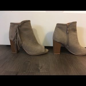 Fringe booties